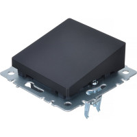 Вывод кабеля IEK Brite мв10-брч черный BR-VK10-0-K02
