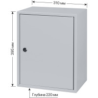 Щит с монтажной панелью TDM ELECTRIC ЩМП-1-0 IP31 Народный SQ0905-0901