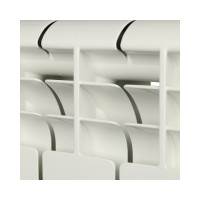 Биметаллический радиатор ROMMER Profi BM 350 BI350-80-80-130 12 секций RAL9016 86633