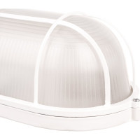 Светильник Camelion НБП 04-100-002 1201S C01, до 130 оС, овал, УХЛ1, "Решетка", 230В, 100Вт 13662