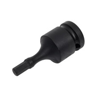 Ударная цельная головка-бита 6 гранная, 1/2", 6 мм FORCE 24406006