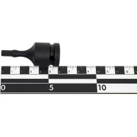 Ударная цельная головка-бита 6 гранная, 1/2", 6 мм FORCE 24406006