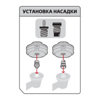 Насадка универсальная для бензокос AUTOFEED 130 мм Professional Quality Unisaw 50739087
