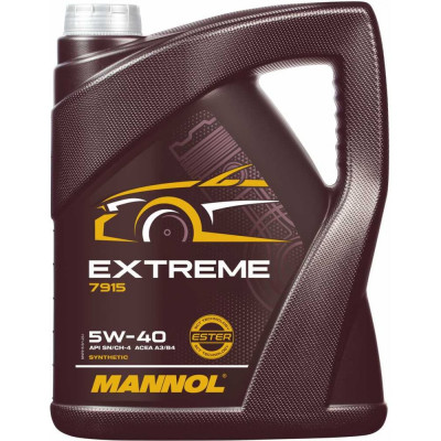 Синтетическое моторное масло MANNOL EXTREME 5W40 5 л 1022
