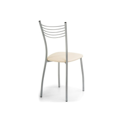 Стул Woodville Goki на металлокаркасе, ваниль крап/светлый мусс 453991