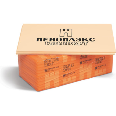 Экструдированный пенополистирол PENOPLEX Комфорт 20x585x1185 мм, в упаковке 20 шт. TU0-0002501