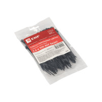 Нейлоновый хомут EKF черный 2,5х100 100 шт. Basic plc-cb-2.5x100