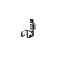 Кованый крючок Amig черный 101-130х80х90