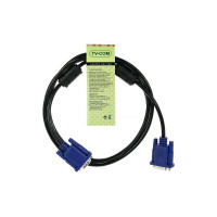 Соединительный кабель TV-COM SVGA (15M/15M) 1,8m 2 фильтра QCG120H-1.8M