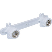 Монтажная планка VALFEX PP-R белая, 20х1/2 дюйма ВР, под смеситель 10124020 127-0298