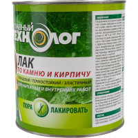 Лак по камню и кирпичу НОВБЫТХИМ глянцевый, 3 л 1275