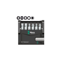 Набор бит Wera Mini-Check 7 Universal 1 с битодержателем, 7 пр., 1/4 C6.3 WE-056295