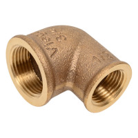 Угол Viega, 90, ВВ, 3/4", 1/2", бронза RX 320669
