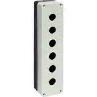Пластиковый корпус EKF КП106, 6 кнопок, белый cpb-106-w