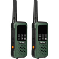 Комплект из двух радиостанций Decross DC93 Dark Green Twin EU с ЗУ DC9315114502000