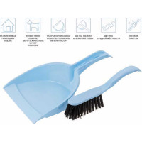 Набор для уборки PERFECTO LINEA Solid голубой 43-526100