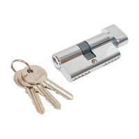 Цилиндр для замка SCHLOSS ШЛОСС 03009 ключ/завертка (30+30) S 60 хром тов-123599