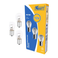 Лампа накаливания KRAFT P21W 24v21w BA15s упаковка 10 шт. KT 700043