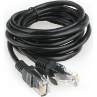 Патч-корд Гарнизон CCA light UTP кат.5e, 2м, литой, многожильный (черный), PC-UTP-5e-2-BK