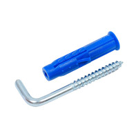 Дюбель с прямым крюком Госкреп 8мм 3 шт. 4-0013380