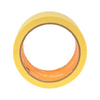 Малярная клейкая лента для наружных и внутренних работ XGLASS УФ-стойкая, 100С, жёлтая, 50 мм, 25 м, 160411