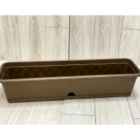 Ящик для растений с поддоном Martika Сиена 93 см, золотой С175-03-ЗОЛ