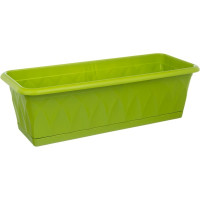 Ящик для растений с поддоном Martika Сиена 58 см, зеленый С173-03-ЗЕЛ