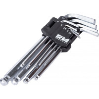 Набор шестигранных с шаром ключей REDMARK 1.5, 2, 2.5, 3, 4, 5, 6, 8, 10 мм, 9 шт. RM93301
