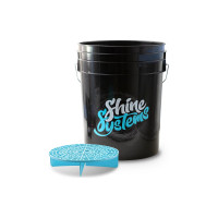 Ведро для мойки автомобиля c сепаратором Shine systems Bucket + Filter 20 л SS457