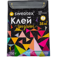 Сухой клей Swedtex ДИЗАЙН для обоев на флизелиновой основе, фресок, фотопанно, тяжёлых видов обоев, 250 г, 35 кв.м PD-025