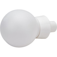 Светильник SVET НБП 01-60-004 У3, прямое, белое, с креплением под опору, шар - пластик SV0103-00170