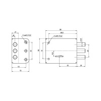 Накладной замок Siblock ЗНС-10-2, 4 ключа 510
