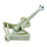 Дюбель анкер Невский Крепеж Бабочка полипропилен 10x50 + ШУЦ 4x60 4 шт. 814289