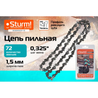 Цепь пильная (18"; 1.5 мм; 0.325"; 72 зв.) Sturm SC32515CST-72