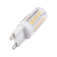 Светодиодная лампа Jazzway PLED-G9 5Вт капсульная 2700К теплый белый G9 320лм 175-240В пластик d16х50мм 1032102B