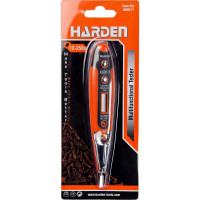 Многофункциональный тестер HARDEN с фонариком, AC-DC, 12-250V, CRV 660011