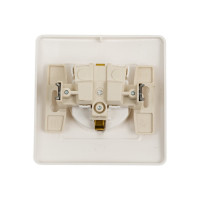 Розетка Systeme Electric BLANCA с заземлением без шторок, МОЛОЧНЫЙ BLNRS001012