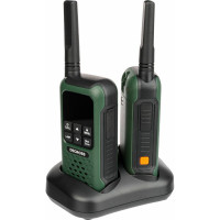 Комплект из двух радиостанций Decross DC93 Dark Green Twin EU с ЗУ DC9315114502000