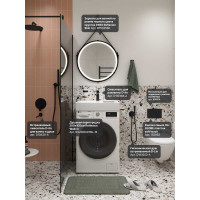 Раковина Reflection tetra для установки над стиральной машиной (60x50 см) RF6050TE