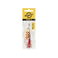 Вращающиеся блесны Lucky John SPIN X LONG 03 6.0 г, CR/GR/SR, 3шт LJSL03-001SET