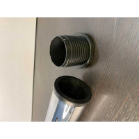 Ножка для стола MFK-TORG 71 см, хром, крепление усы 4389 Н-71 Х