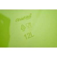 Таз-водолей Martika круглый 12 л салатовый С612САЛ