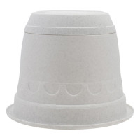 Горшок Колывань с поддоном Martika 6.7 л, диам. 26 см, мрамор С95М