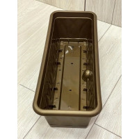 Ящик для растений с поддоном Martika Сиена 58 см, золотой С173-03-ЗОЛ