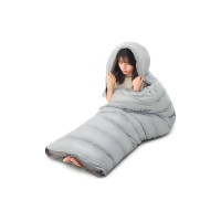 Ультралёгкий спальный мешок Naturehike RM40 Series утиный пух, Grey, Size L 6927595707173