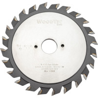 Диск подрезной для форматно-раскроечных станков 125x20x2.8-3.6 мм, Z=12+12 Woodtec ВИ 325887