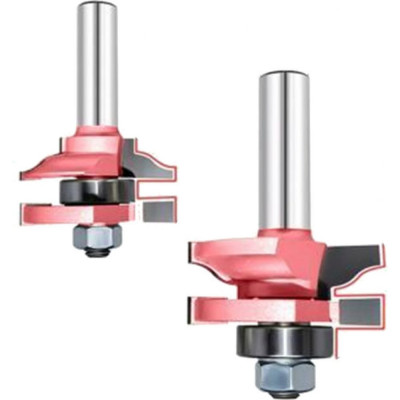 PROCUT Комплект 2 фрезы (Мебельная обвязка) Z=2 D=41x19.1-25.9 h=9.5 (L=71) S=12 (подш=22мм) 409271P