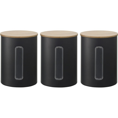 Набор банок для хранения Smart Solutions Kaffi JY-SS-KF-SCZP-MB-SetS3