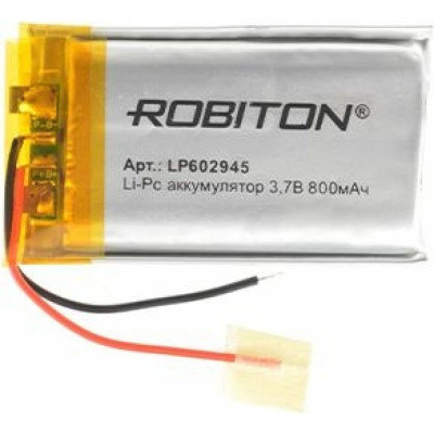 ROBITON Аккумулятор LP602945 3.7В 800мАч 15744