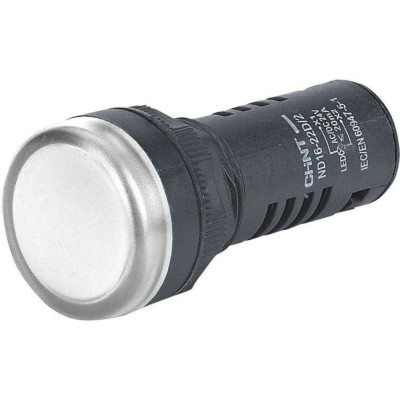 CHINT Индикатор ND16-22DS/2 бел. AC/DC 24В (R) 592936